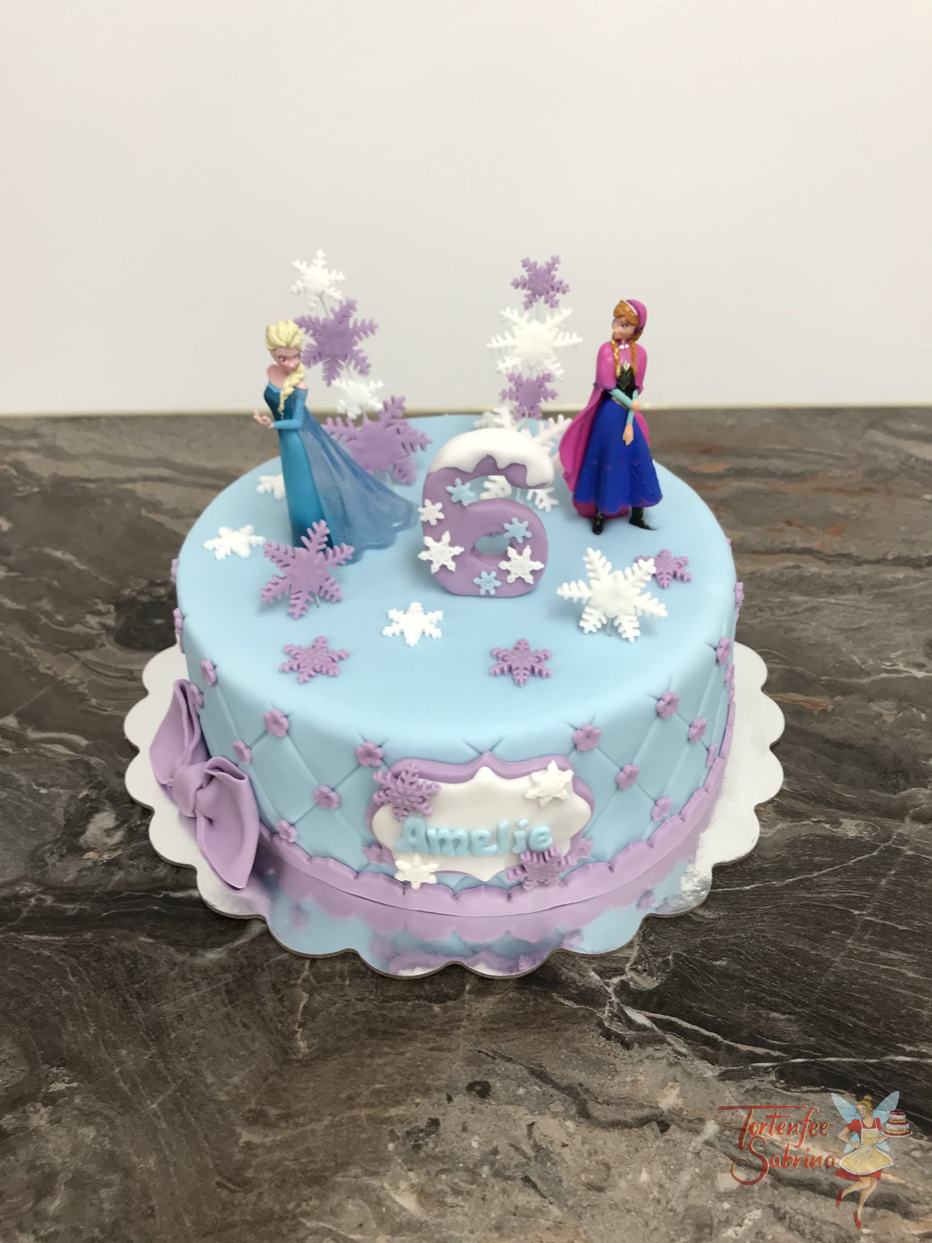 Geburtstagstorte - Anna und Elsa - Tortenfee Sabrina