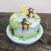 Geburtstagstorte Buben - Affenparty mit zwei Äffchen, Bananen und Palmen