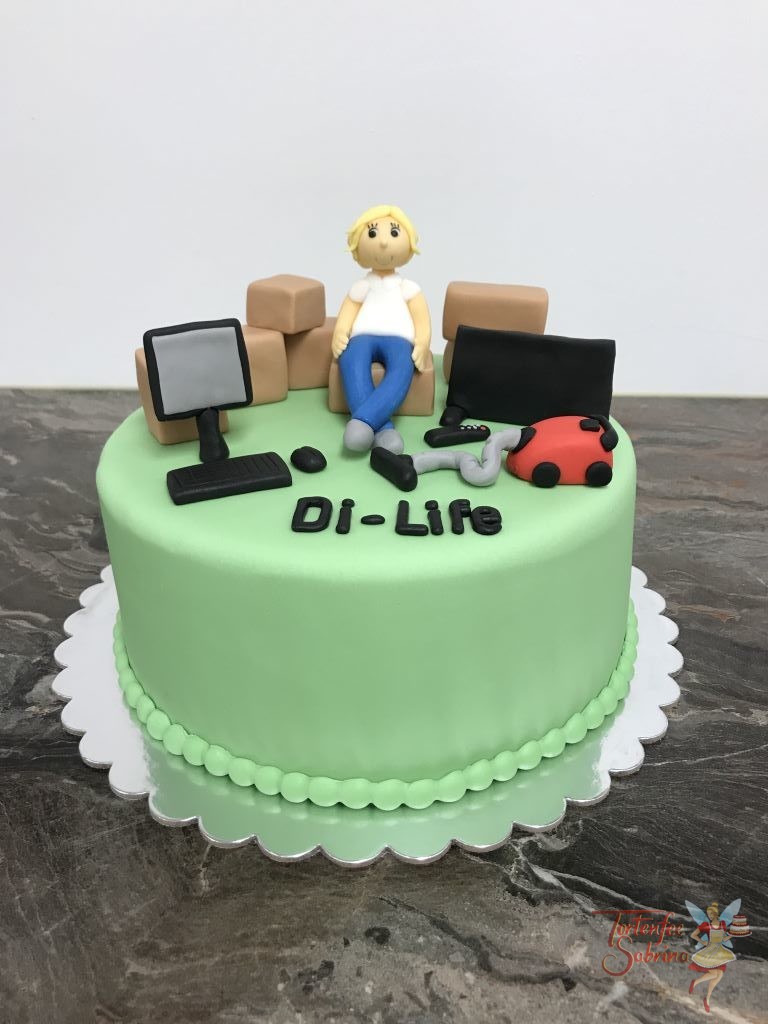 Geburtstagstorte Erwachsene - Di-life Mitarbeiterin feiert Geburtstag mit ihren Produkten