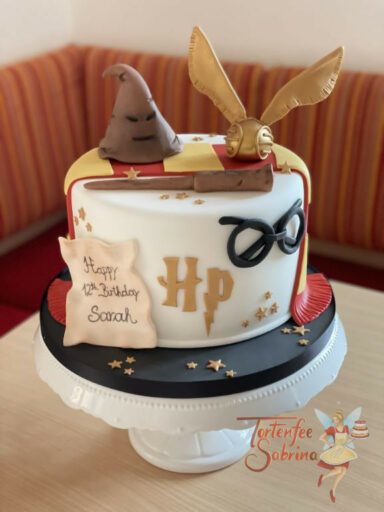 Geburtstagstorte - Harry´s Utensilien - Tortenfee Sabrina