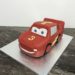 Geburtstagstorte Buben - Lightning McQueen in schönem Rot mit gelben Blitz