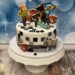 Geburtstagstorte Buben - Minecrafts TNT verziert die Torte welche zum Still passend mit vielen kleinen Kästchen.