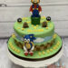 Geburtstagstorte Buben - Sonic und Super Mario sind gemeinsam auf der Torte, für jeden gibt es die passende Belohnung.