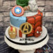 Geburtstagstorte Buben - Treffen der fünf Superhelden, Captian America, Ironman, Spiderman, Hulk und Thor