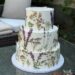 Hochzeitstorte - Getrocknete Wildblumen auf der Buttercreme, diese wurden selbst getrocknet und akribisch arrangiert.
