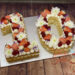 Number Cake - Fruchtiger 10er wurde hier noch zusätzlich mit weißen Blumen und rosafarbenen Macronen verziert.