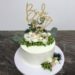 Poltertorte - Bride to be. Torte wurde nur eingestrichen und mit Blumen verziert, für den oberen Abschluß gibt es einen Cake Topper.